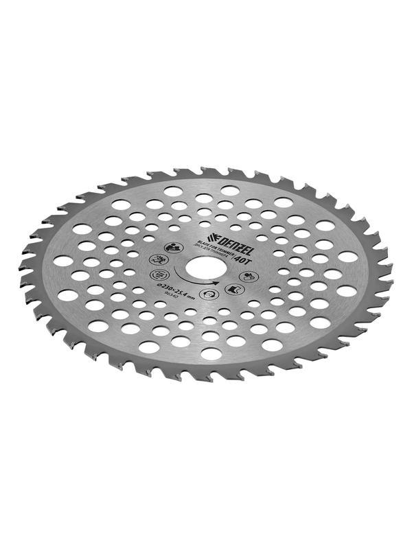 Диск для триммера, 230 х 25.4 мм, толщина 1.3 мм, 40 зубьев Denzel