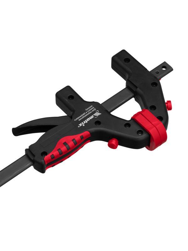 Струбцина универсальная F-образная, 760 х 1065 х 90 мм, пластмассовый корпус Matrix