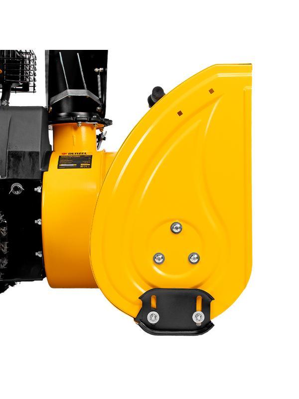 Бензиновая снегоуборочная машина SBM 610, 212 cc, ручной старт, фара Denzel