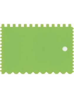 Шпатель для клея, пластмассовый, 90 х 130 мм, зубчатый Сибртех