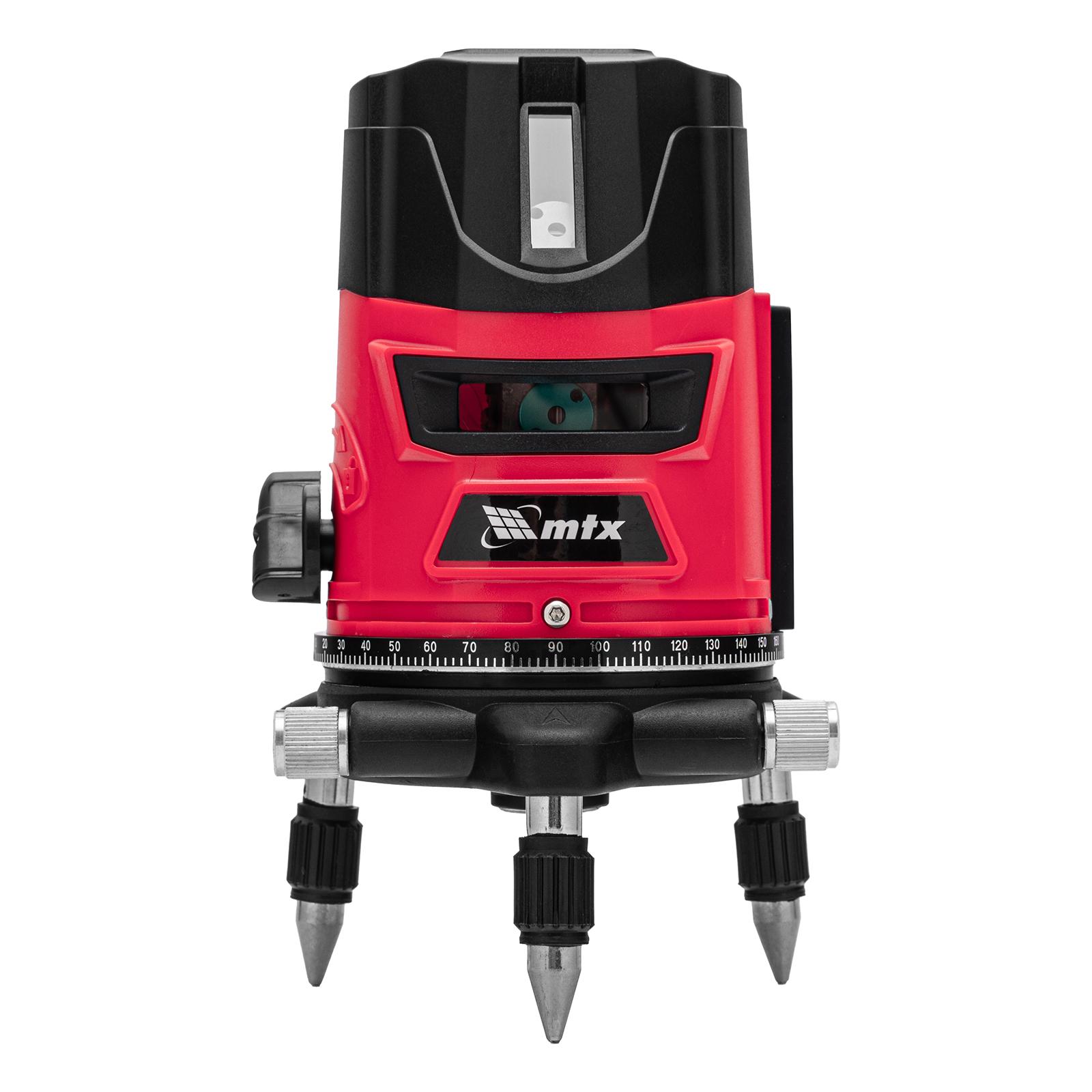 Лазерный уровень CRX-30G, 30 м, зеленый луч, батарейки, резьба 5/8