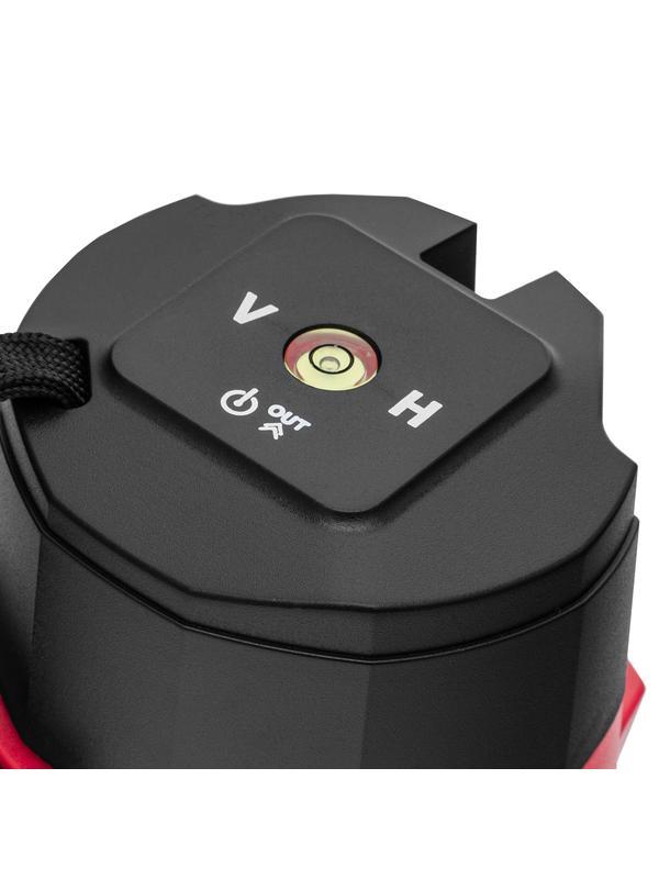 Лазерный уровень CRX-30G, 30 м, зеленый луч, батарейки, резьба 5/8