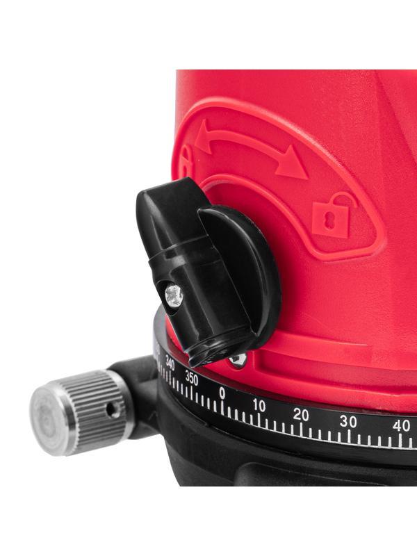 Лазерный уровень CRX-30G, 30 м, зеленый луч, батарейки, резьба 5/8