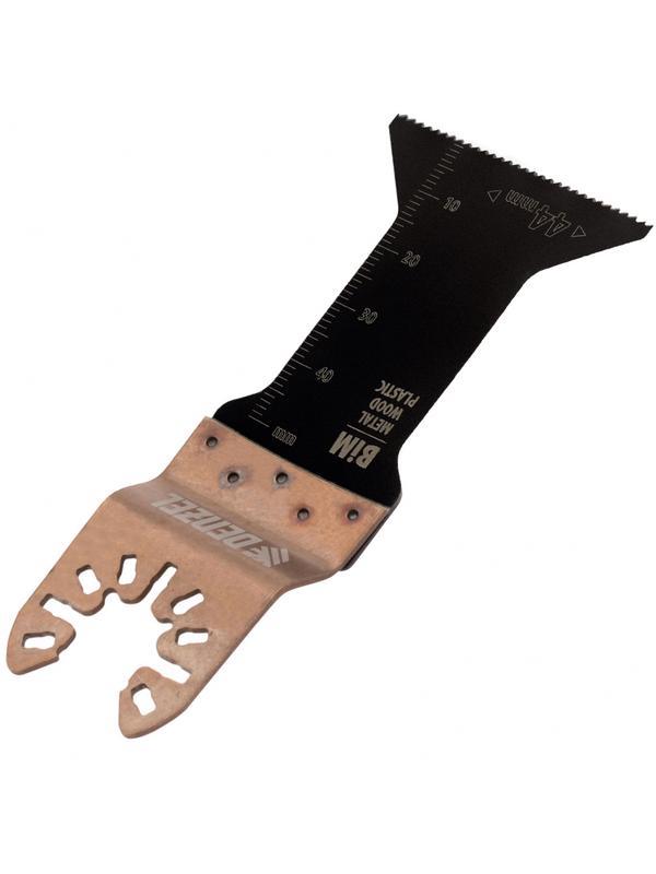 Насадка для МФИ режущая Т-образная, BiM, по металлу, дереву, пластику, 44 x 1.4 мм, мелкий зуб Denzel