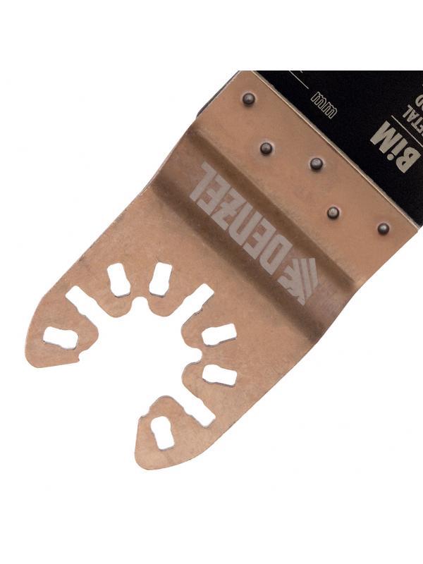 Насадка для МФИ режущая Т-образная, BiM, по металлу, дереву, пластику, 44 x 1.4 мм, мелкий зуб Denzel