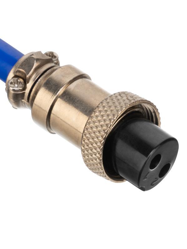 Горелка сварочная TIG WP26, разъем 2 пина, 3 метра Denzel