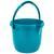 Ведро пластмассовое круглое 12 л, бирюзовое, Home Palisad