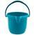 Ведро пластмассовое круглое 12 л, бирюзовое, Home Palisad