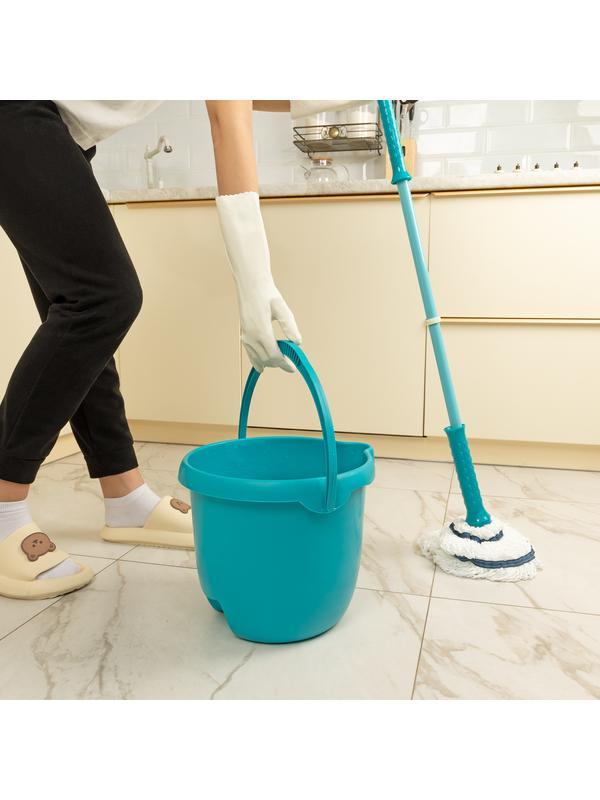 Ведро пластмассовое круглое 12 л, бирюзовое, Home Palisad