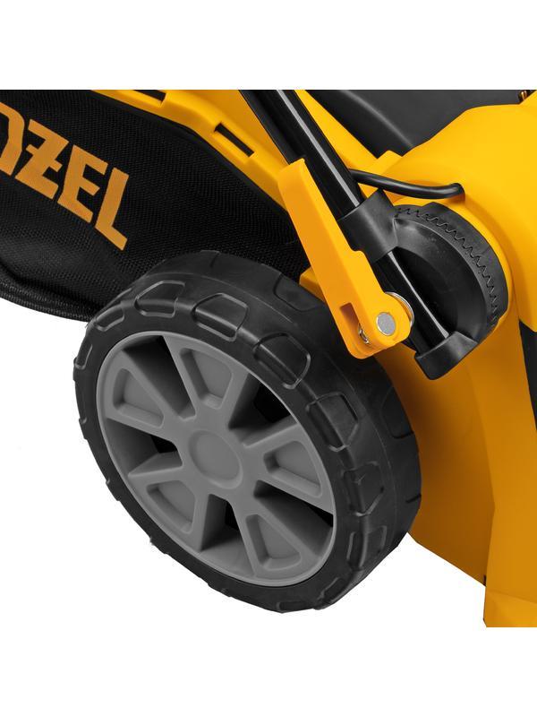 Газонокосилка электрическая GM-1800, 1800 Вт, шир. 38 см, 6 уров., травосб. 40 л.// Denzel