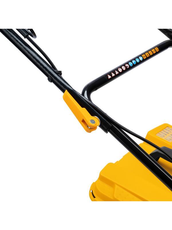 Газонокосилка электрическая GM-1800, 1800 Вт, шир. 38 см, 6 уров., травосб. 40 л.// Denzel