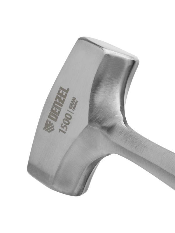 Кувалда 1,5 кг, цельнометаллическая, двухкомпонентная рукоятка Denzel