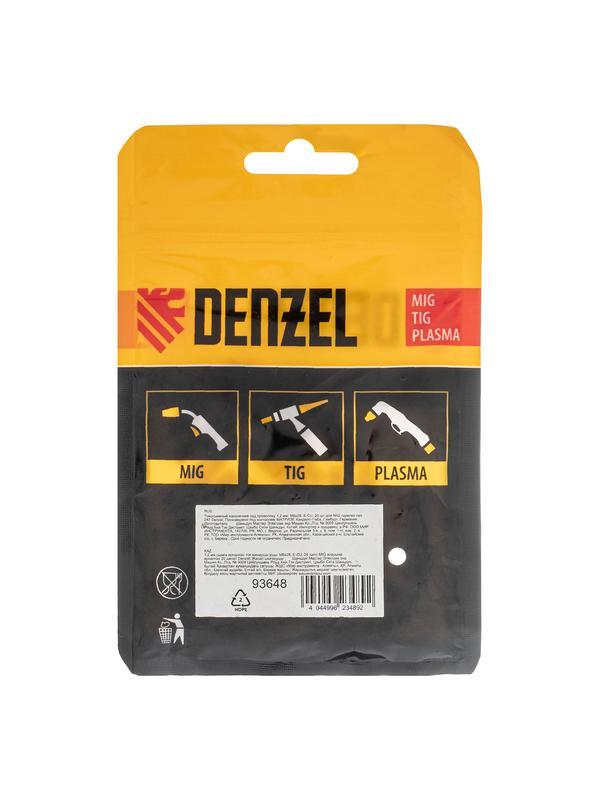 Токосъемный наконечник под проволоку 1,2 мм, М6х28, E-CU, 20 шт для MIG горелки тип 24 Denzel