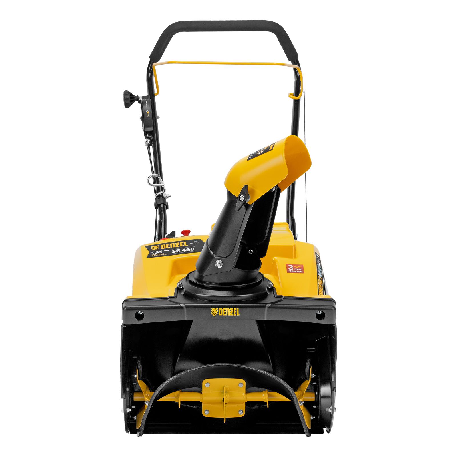 Бензиновая снегоуборочная машина SB 460, 99cc, ручной старт// Denzel