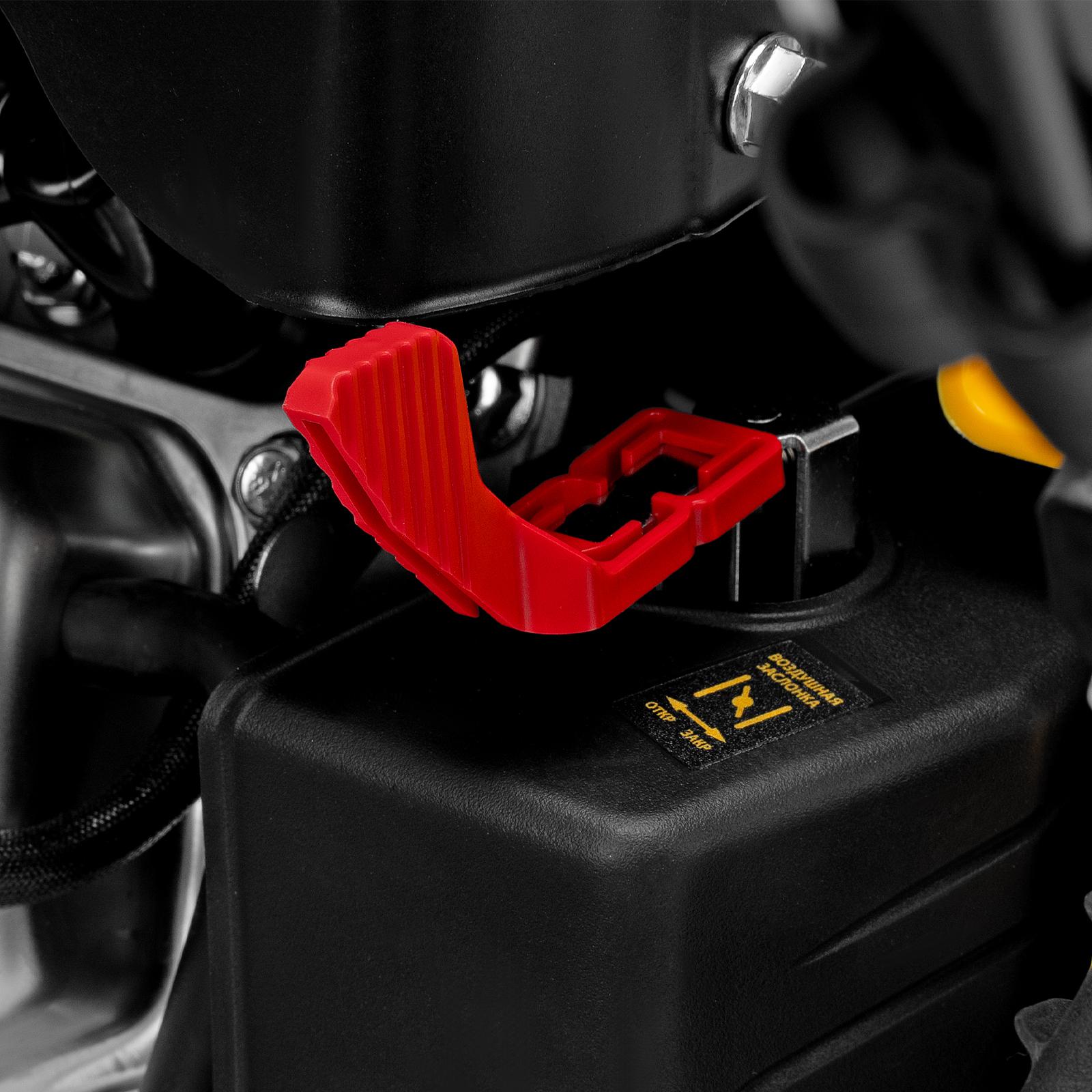 Бензиновая снегоуборочная машина SB 460, 99cc, ручной старт// Denzel