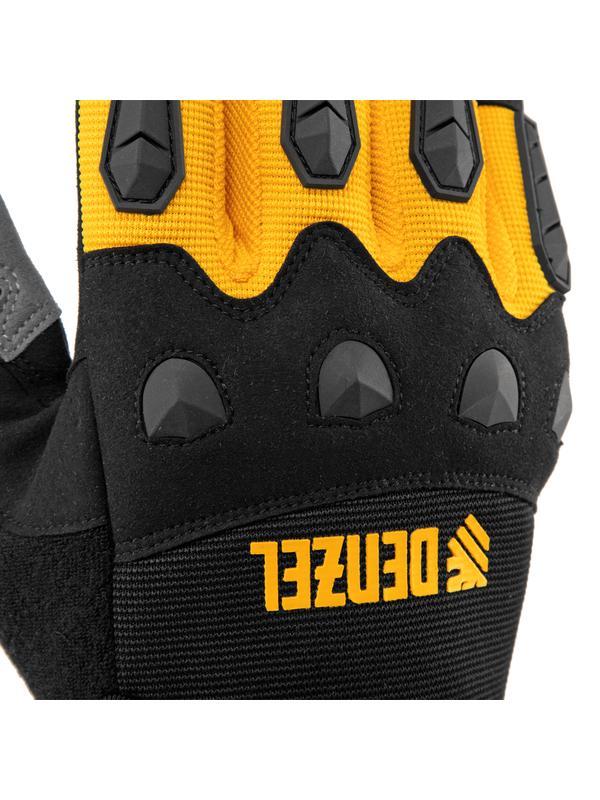 Перчатки универсальные, усиленные, с защитными накладками, размер 9// Denzel