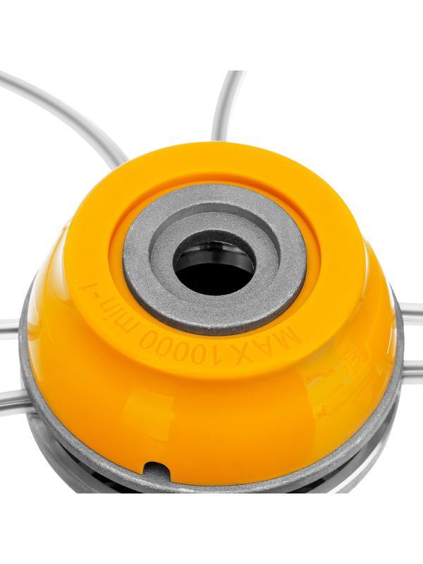 Головка триммерная универсальная, алюминиевый корпус, леска до 4 мм Denzel