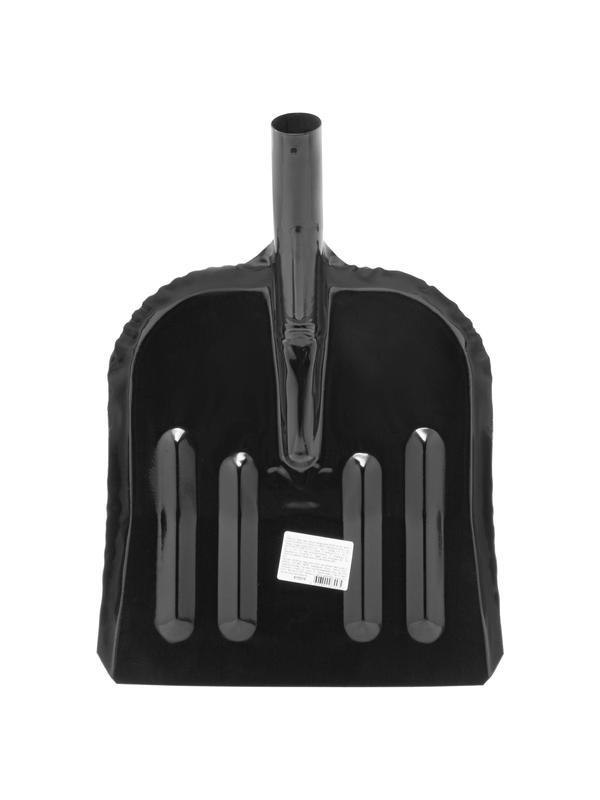 Лопата для уборки снега стальная эмалированная, 320 х 340 мм, без черенка, Россия