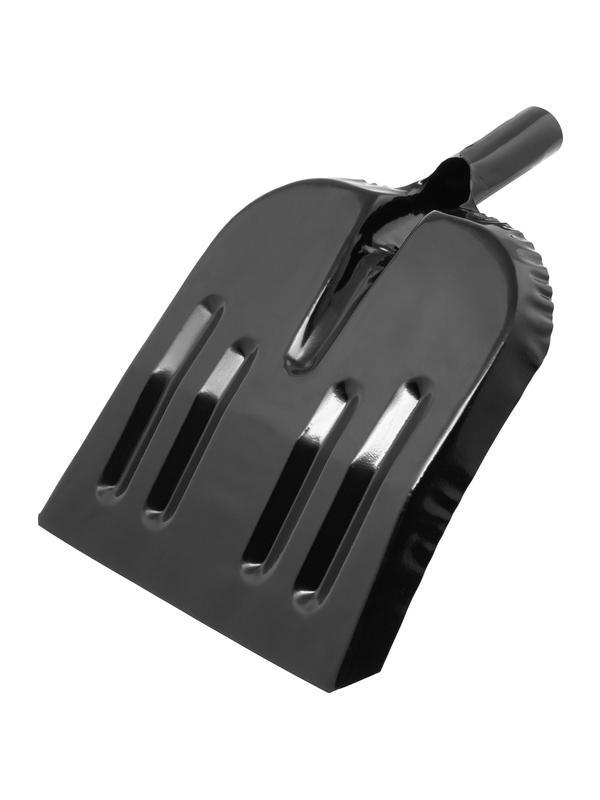 Лопата для уборки снега стальная эмалированная, 320 х 340 мм, без черенка, Россия