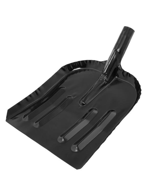 Лопата для уборки снега стальная эмалированная, 320 х 340 мм, без черенка, Россия