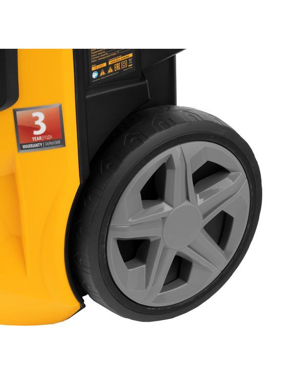 Моечная машина высокого давления R-180, 2200 Вт, 180 бар, 380 л/ч, колесная// Denzel