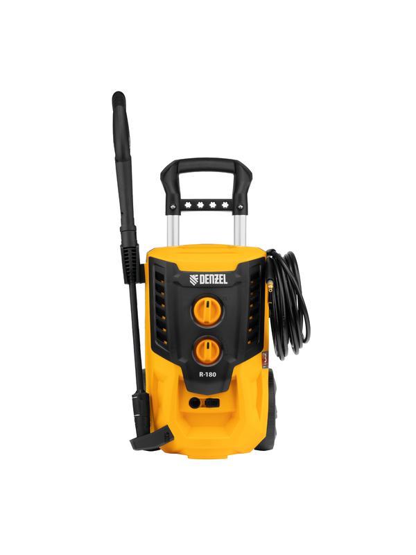 Моечная машина высокого давления R-180, 2200 Вт, 180 бар, 380 л/ч, колесная// Denzel