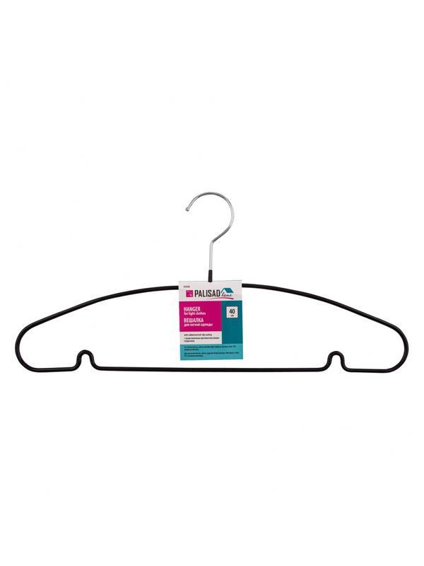 Вешалка для легкой одежды с прорезиненным противоскользящим покрытием 40 см, Home Palisad