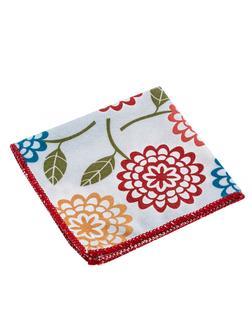 Салфетка из микрофибры универсальная, 300 х 300 мм, с цветами, Home Palisad