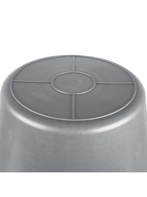 Ведро строительное пластмассовое 12 л, ударопрочное, обрезиненная ручка Matrix