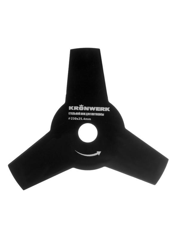 Нож для триммера 230х25,4, 3 лезвия Kronwerk