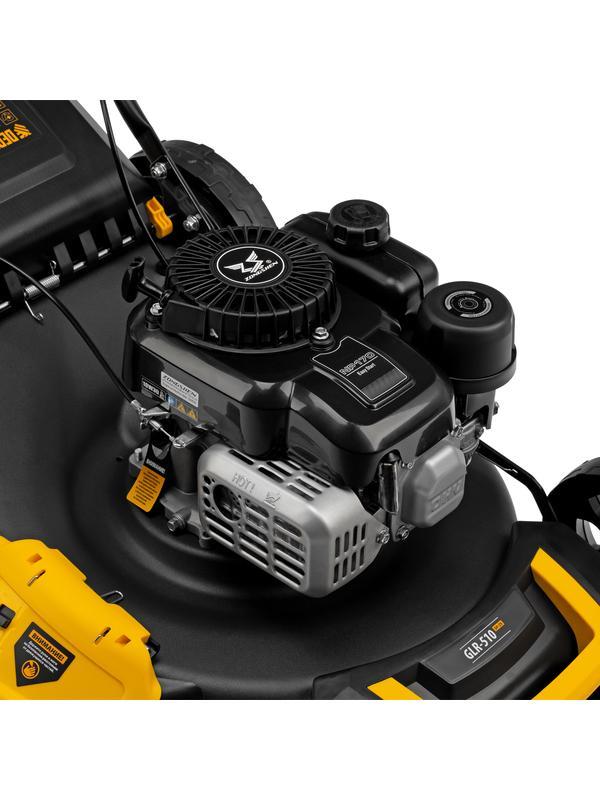 Газонокосилка бензиновая GLR-510SP-ZS, 171 см3, ширина 51 см, привод, травосборник 65 л Denzel