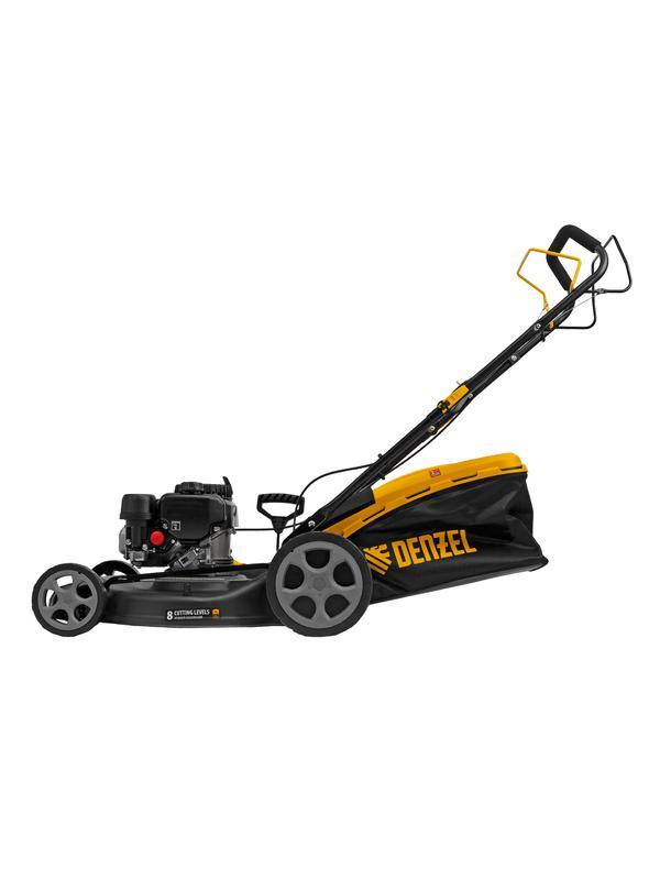Газонокосилка бензиновая GLR-510SP-ZS, 171 см3, ширина 51 см, привод, травосборник 65 л Denzel