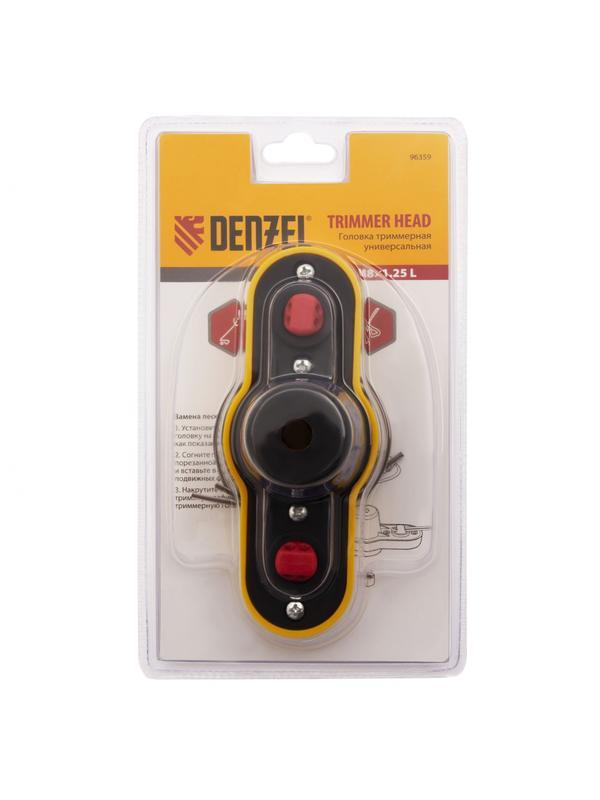 Головка триммерная универсальная гайка М8 х 1.25 левая Denzel