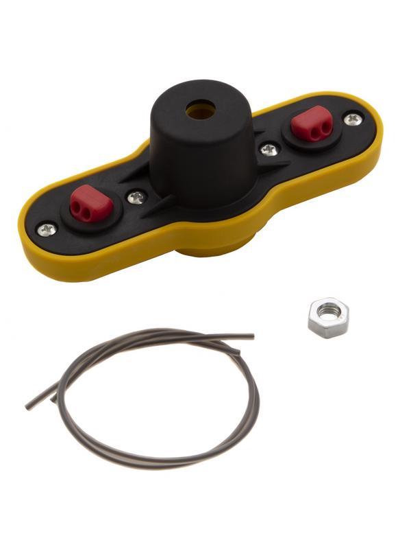 Головка триммерная универсальная гайка М8 х 1.25 левая Denzel