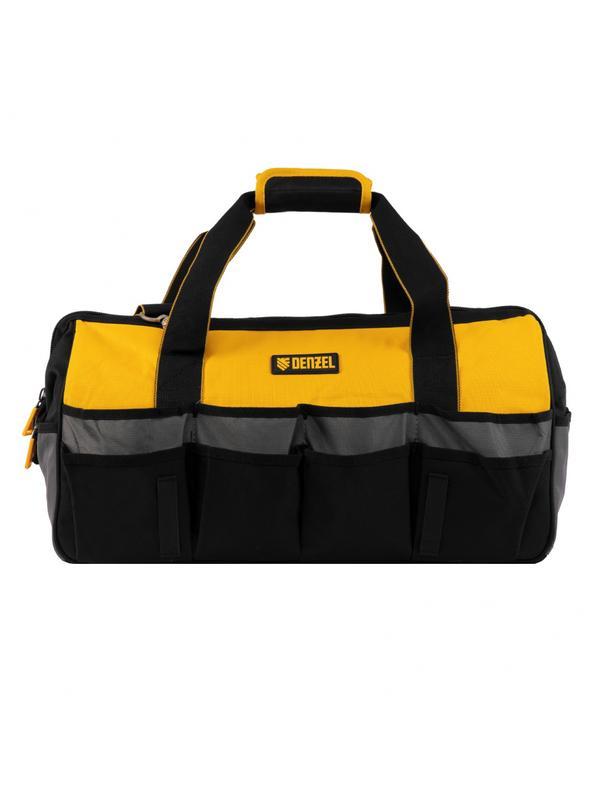 Сумка для инструмента, 500х245х300 мм, 20 карман.,съемный органайз. 10 карман.,наплеч. рем.// Denzel
