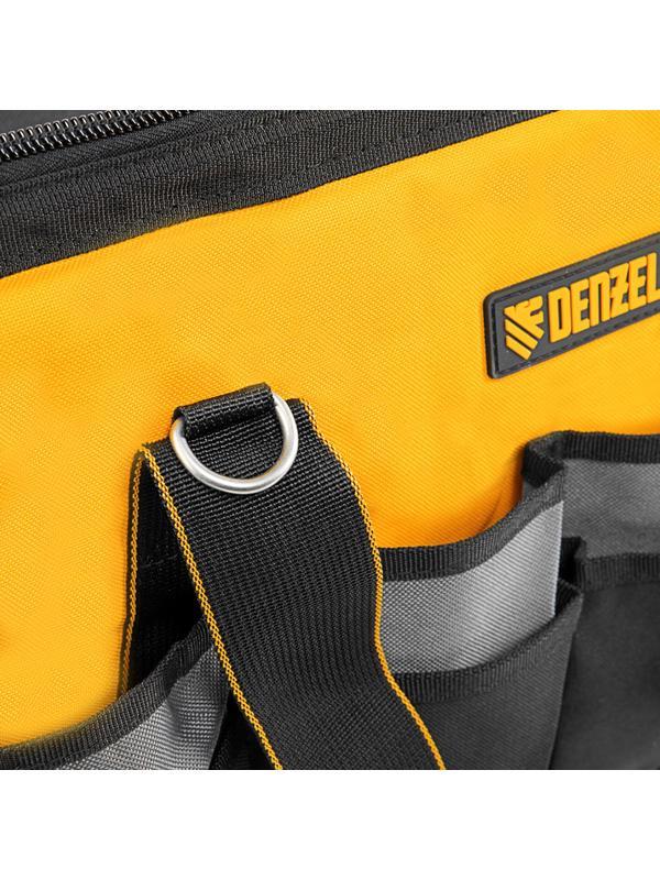 Сумка для инструмента, 500х245х300 мм, 20 карман.,съемный органайз. 10 карман.,наплеч. рем.// Denzel