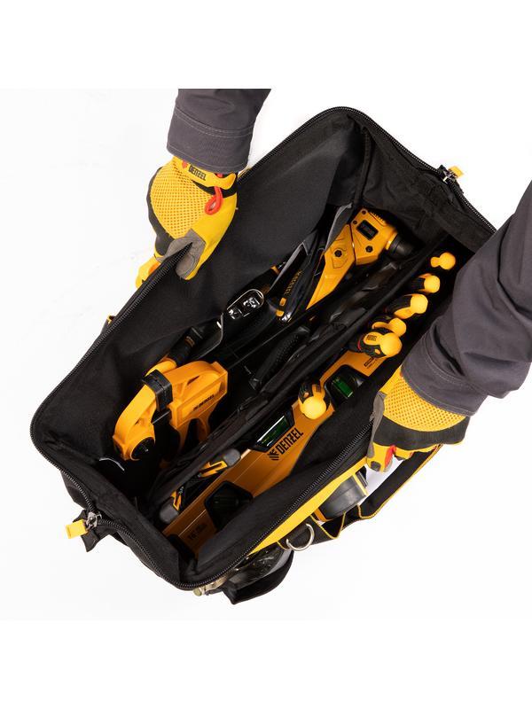 Сумка для инструмента, 500х245х300 мм, 20 карман.,съемный органайз. 10 карман.,наплеч. рем.// Denzel