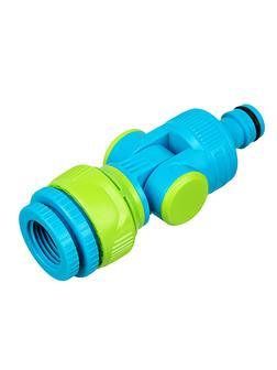 Адаптер штуцерный, шарнирный, с переключателем, 1/2-1'', Palisad Luxe