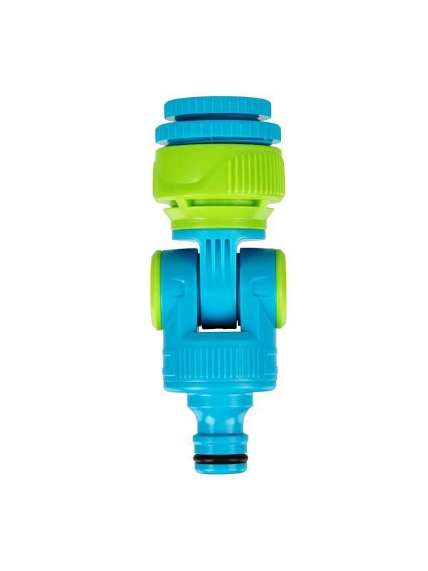 Адаптер штуцерный, шарнирный, с переключателем, 1/2-1'', Palisad Luxe