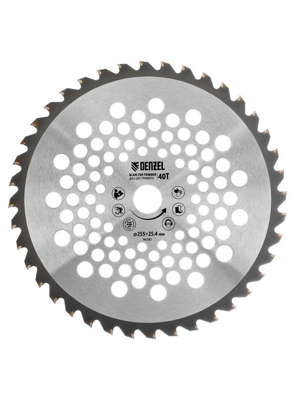 Диск для триммера , 255 х 25,4   40 зубьев// Denzel