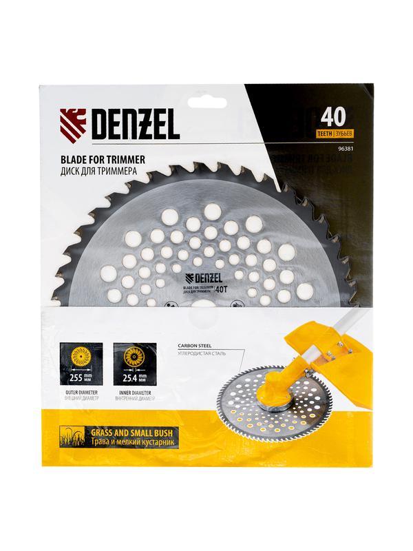 Диск для триммера , 255 х 25,4   40 зубьев// Denzel