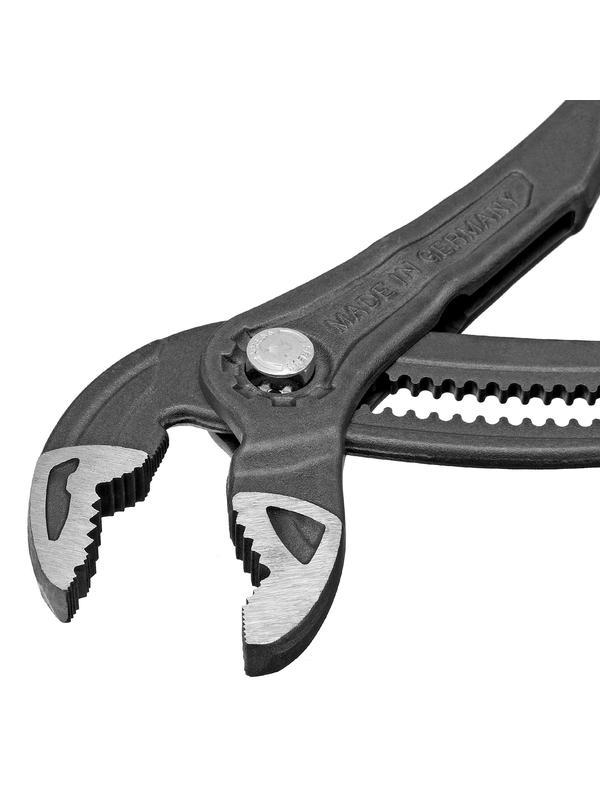 Клещи переставные, кнопочный механизм, обливные рукоятки, 300 мм Denzel