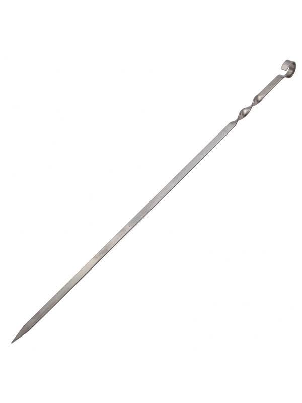 Шампур плоский, 700х12 х 2 мм, нержавеющая сталь, Camping Palisad