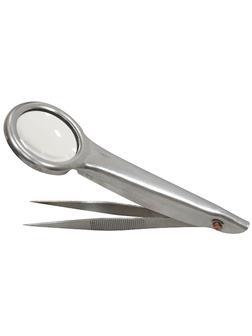 Лупа с пинцетом, 8 кратная, D 27 мм, тип 2 Sparta