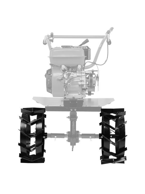 Грунтозацепы 380/160 мм, посадка круг 30 мм, комплект 2 шт// Denzel