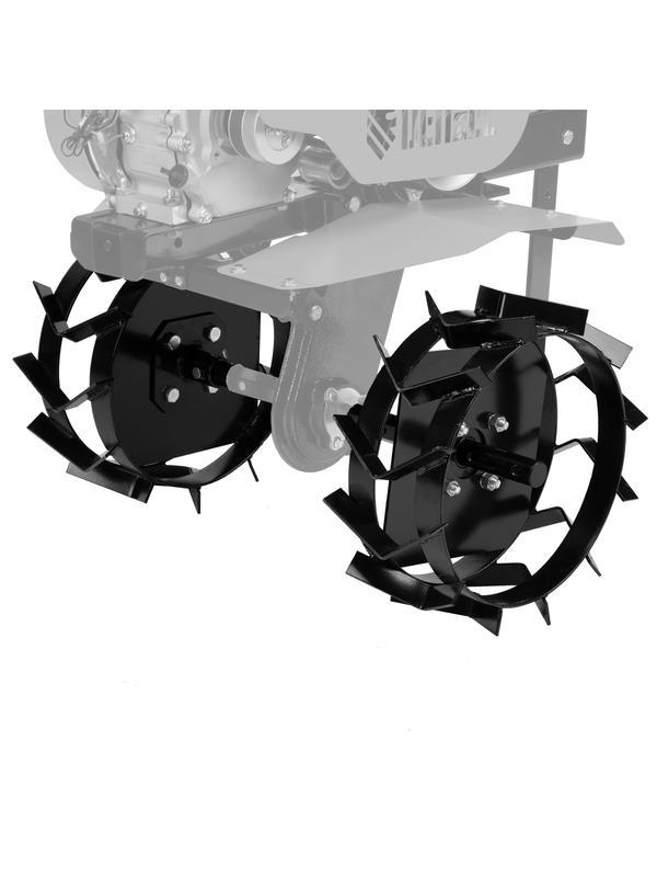 Грунтозацепы 380/160 мм, посадка круг 30 мм, комплект 2 шт// Denzel