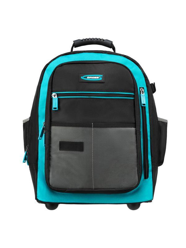 Рюкзак для инструмента, 440х350х250мм, выдвижная рукоятка, колеса// Gross