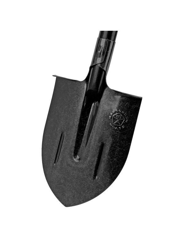 Лопата штыковая, 210х270х1350 мм, ребра жесткости, деревянный черенок, с рукояткой, LUXE Palisad