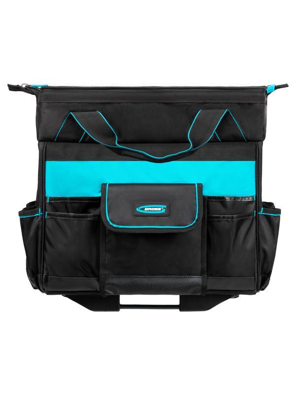 Сумка для инструмента, 460х240х340мм, выдвижная рукоятка, колеса// Gross