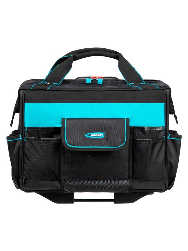 Сумка для инструмента, 460х240х340мм, выдвижная рукоятка, колеса// Gross